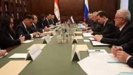 لقاء وزير الخارجية المصري مع ممثلي الشركات الروسية