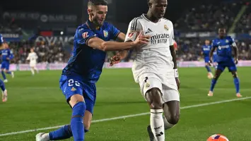 جانب من مباراة ريال مدريد ضد خيتافي