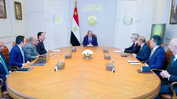 الرئيس المصري عبد الفتاح السيسي يستقبل مسؤولي شركات النرويج للطاقة