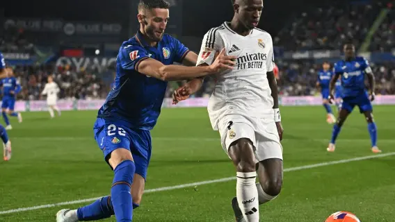 جانب من مباراة ريال مدريد ضد خيتافي