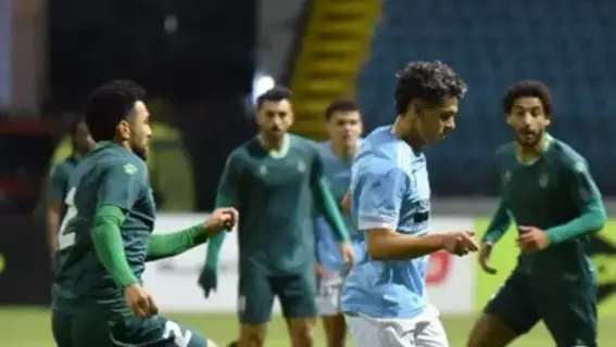 جانب من مباراة الاتحاد السكندري وغزل المحلة